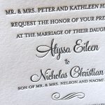 Invitations letterpress wedding custom printing press love rich mospensstudio elegant mospens ll studio heidelberg lush impression ink cotton looks amazing